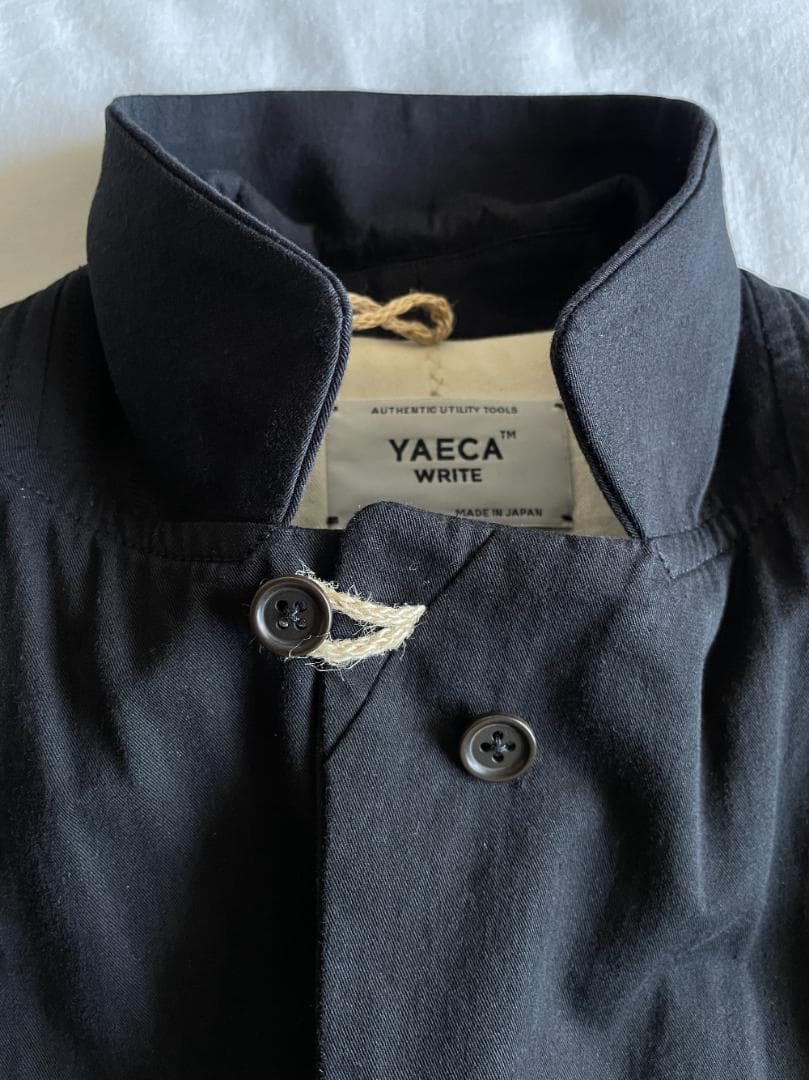 YAECA WRITE ヤエカ ライト 春 アトリエコート コットンロングコート
