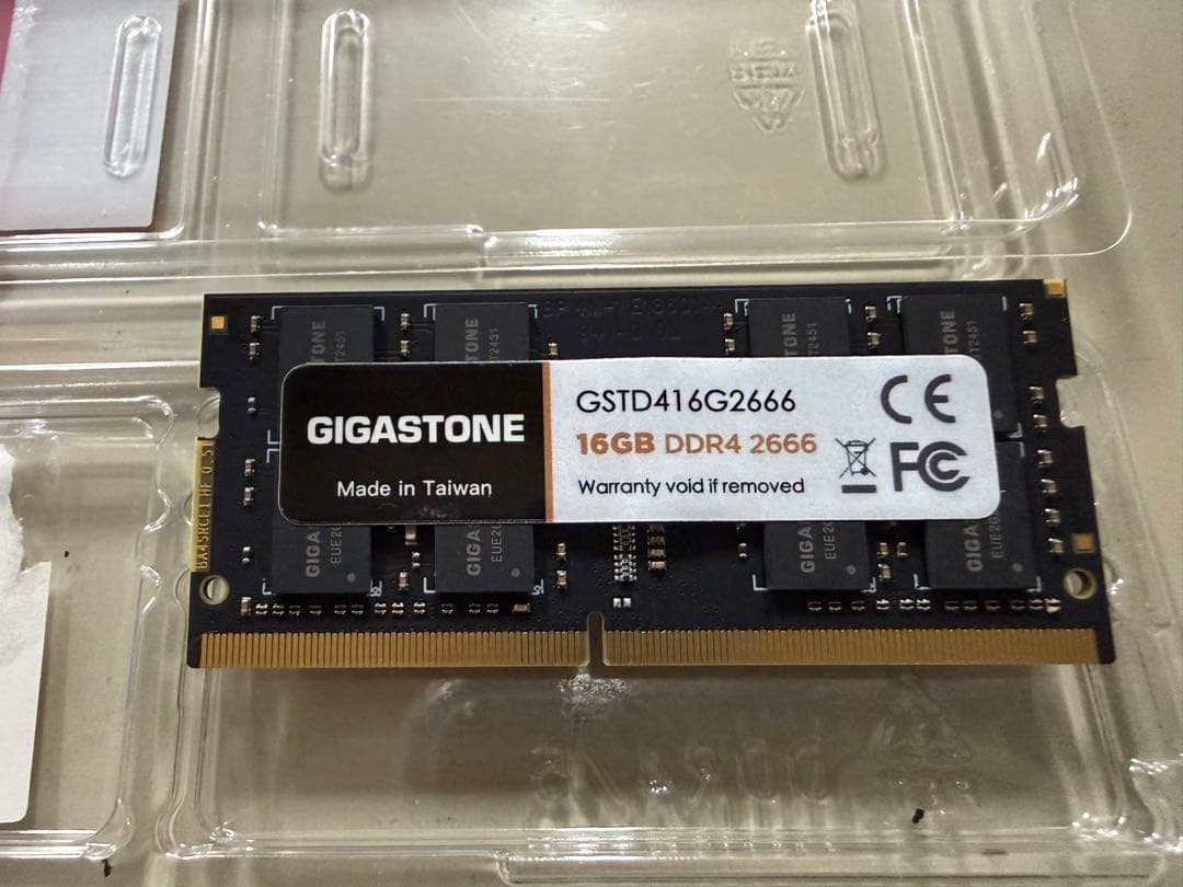 GIGASTONE 16GB DDR4 2666MHz メモリ