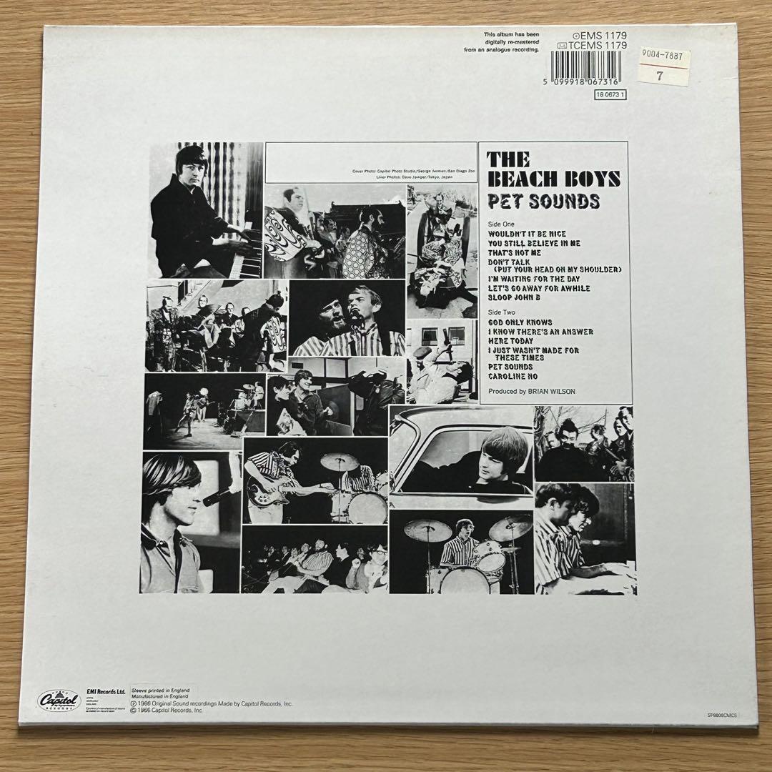 LP ビーチ・ボーイズ 『Pet Sounds』UK再発盤