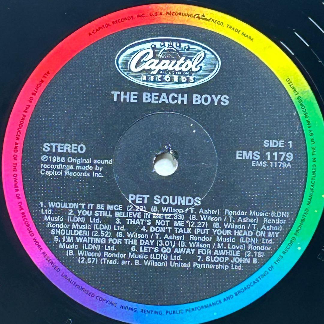 LP ビーチ・ボーイズ 『Pet Sounds』UK再発盤