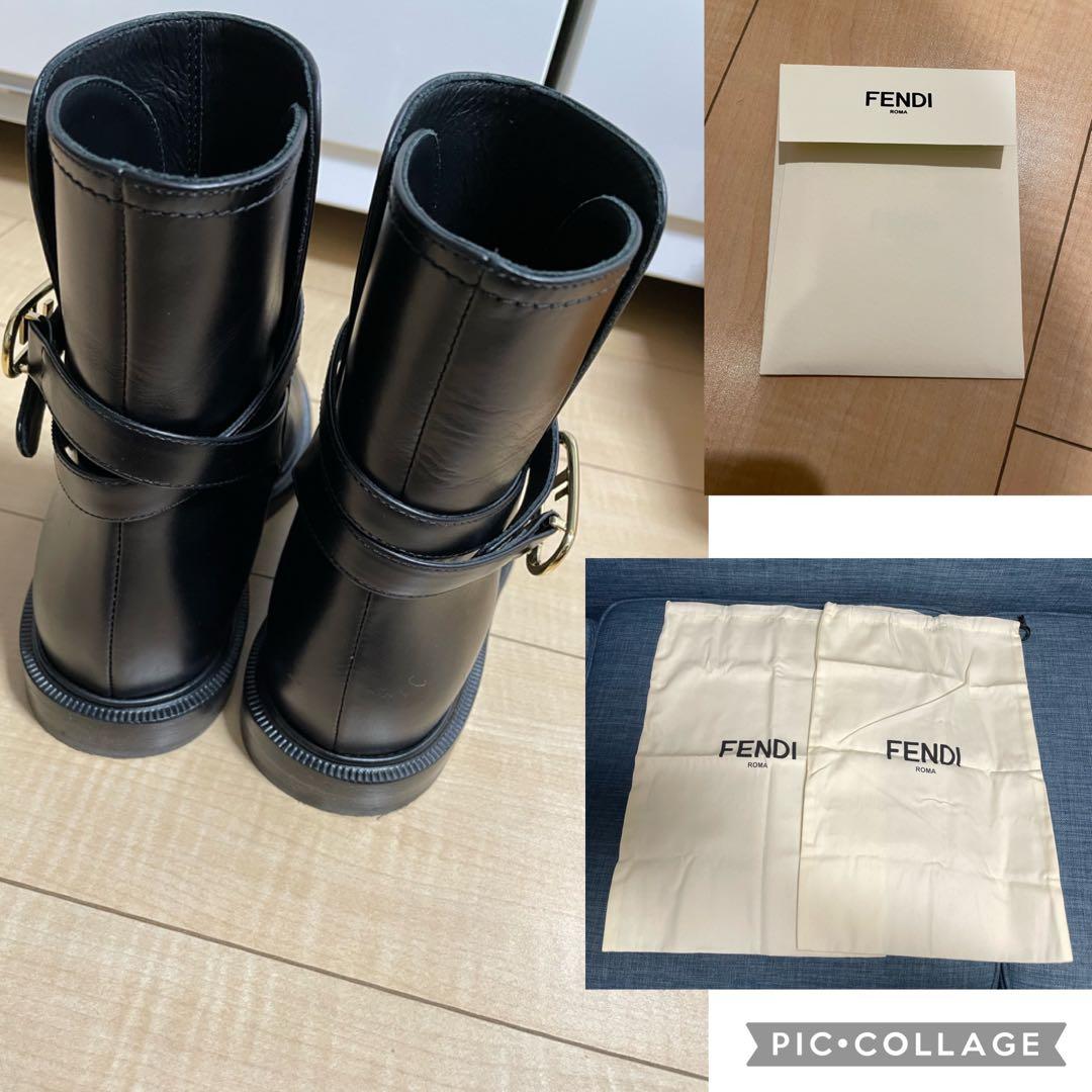 FENDI アンクルブーツ ブラック
