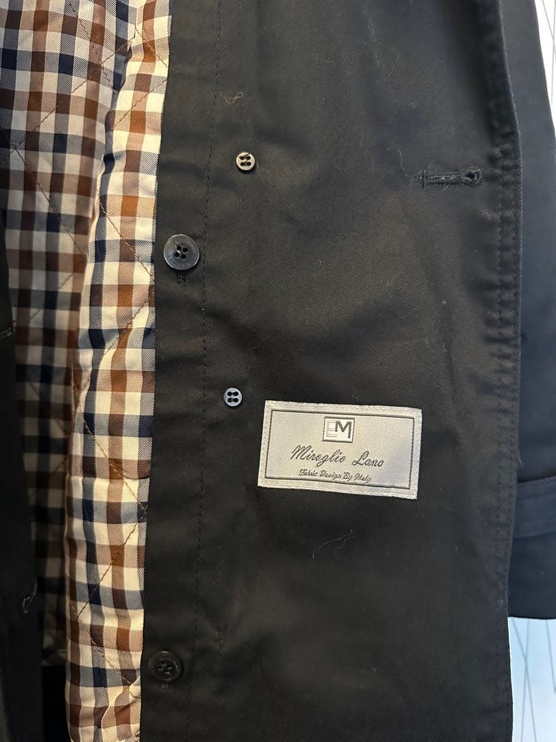 未使用新品Aquascutum トレンチコートネイビー