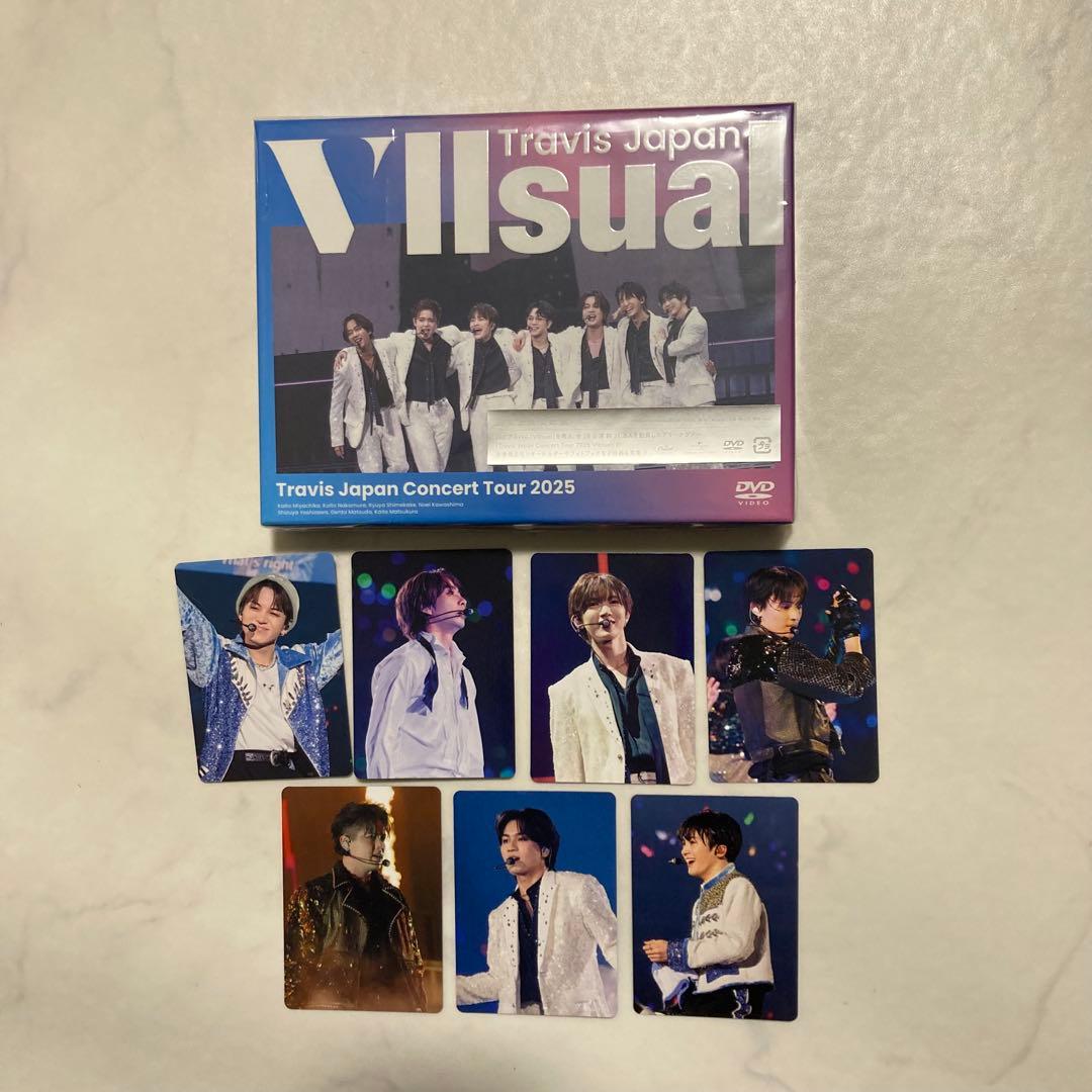 Travis Japan VIIsual DVD 完全生産限定盤 トレカ 7枚