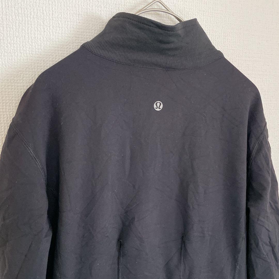 Lululemon 【8】ブラック フルジップ　ジャケット　黒　アウター