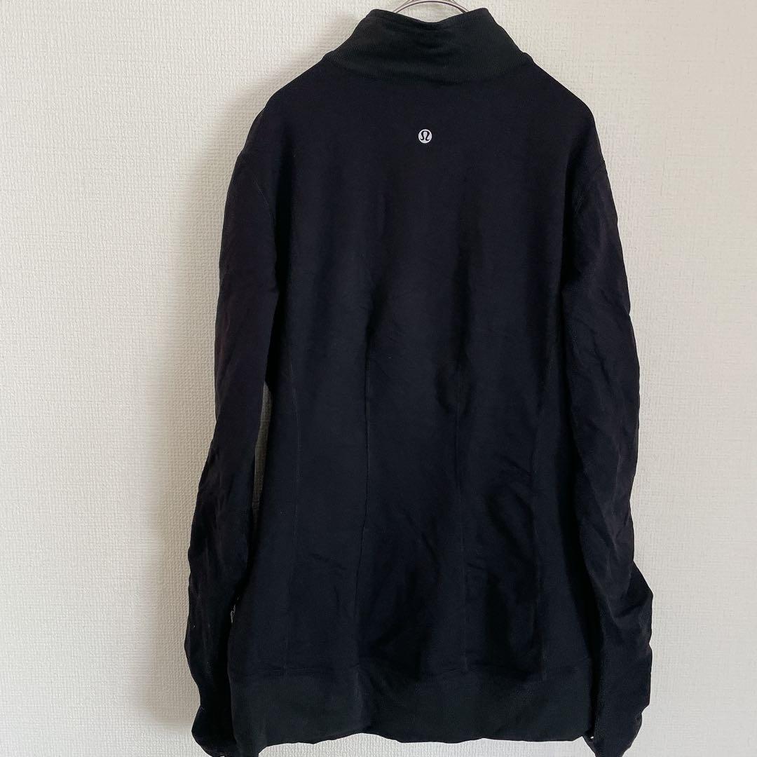 Lululemon 【8】ブラック フルジップ　ジャケット　黒　アウター