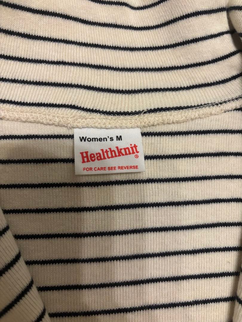 Healthknit ヘルスニット クラシックフライスハーフジップハイネック