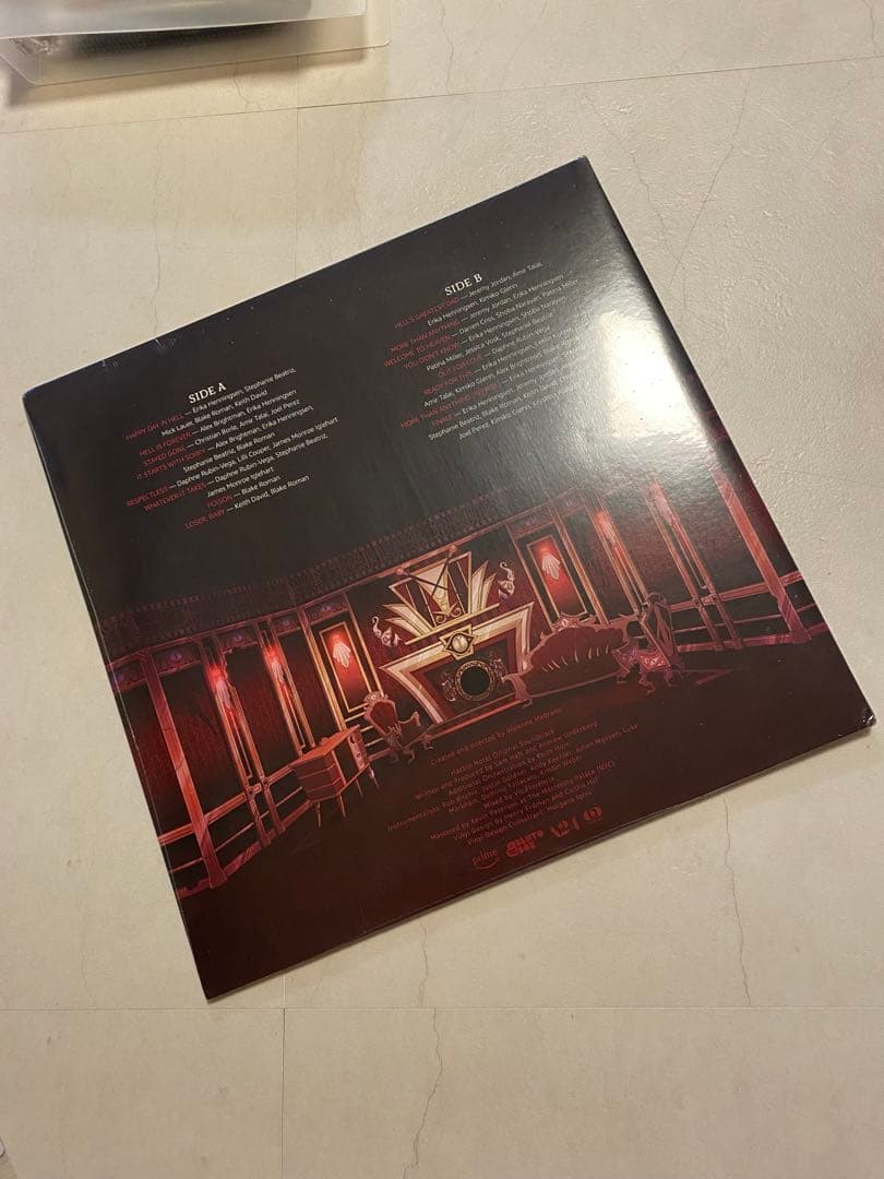 ハズビンホテル　LP　レコード　アラスター　プロモカード付き