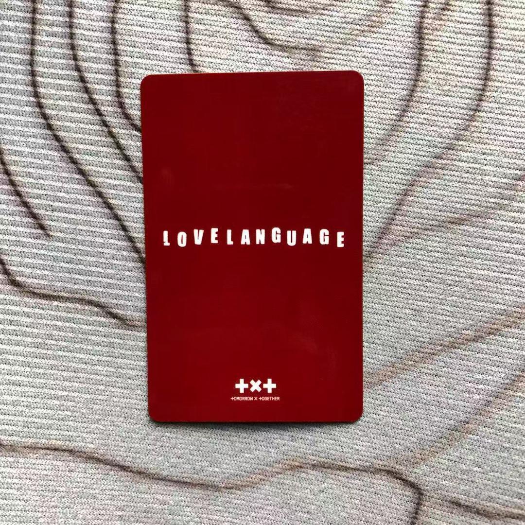 TXT スビン line music love language 限定 トレカ