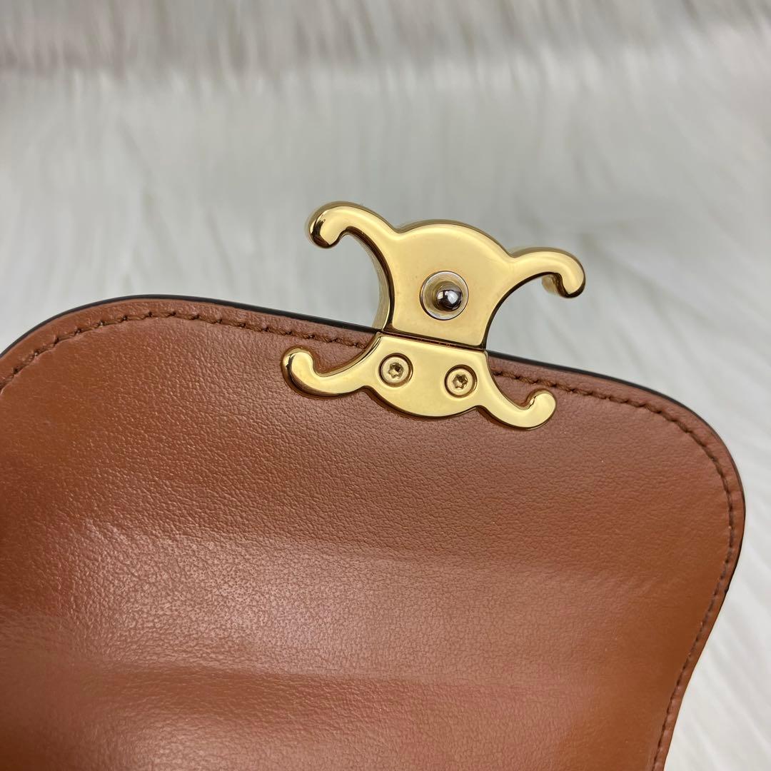 CELINE セリーヌ　スモールウォレット　トリオンフ　三つ折り財布