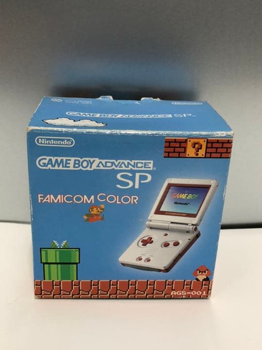 ゲームボーイアドバンスSP(ファミコンカラー)＆ゲームソフト4本セット