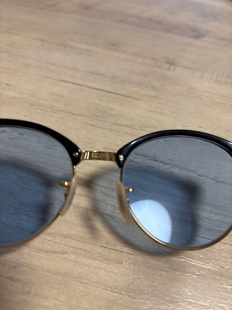 Ray-Ban ラウンド型 サングラス ブルーレンズ本日限定値下げ