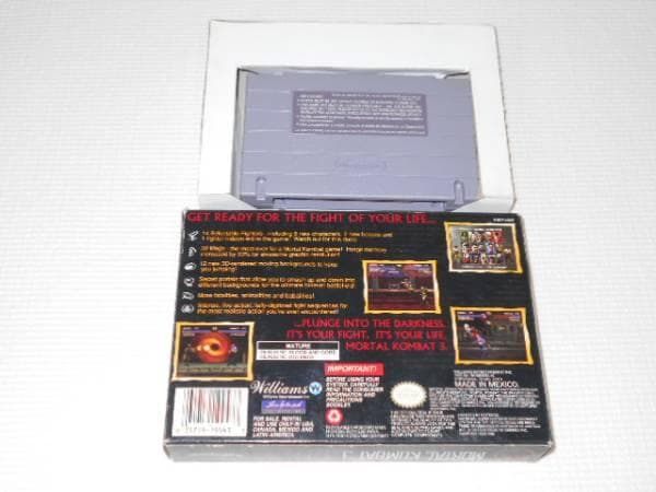 SFC★MORTAL KOMBAT 3 SNES 海外版