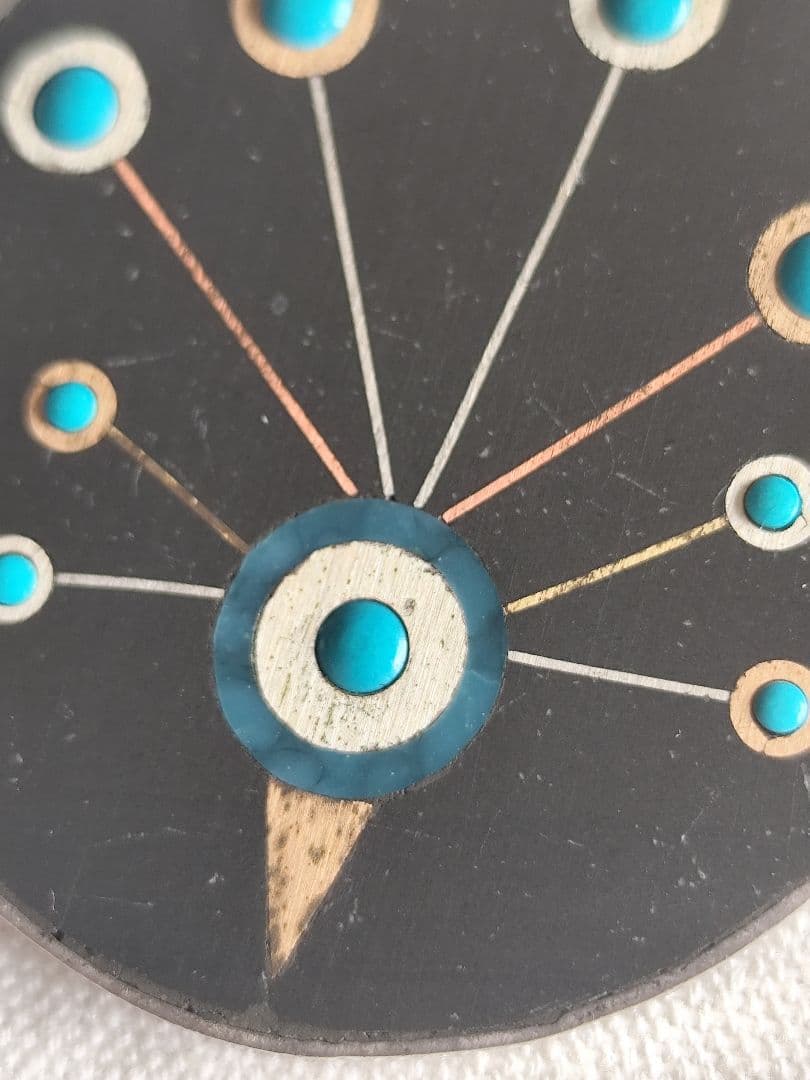 MexicanJewelry Marquetry Turquoise ペンダント