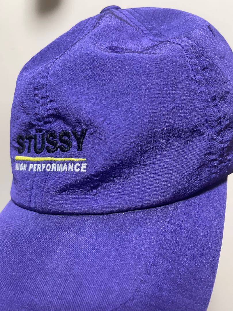 STUSSY HIGH PERFORMANCE 紫キャップ