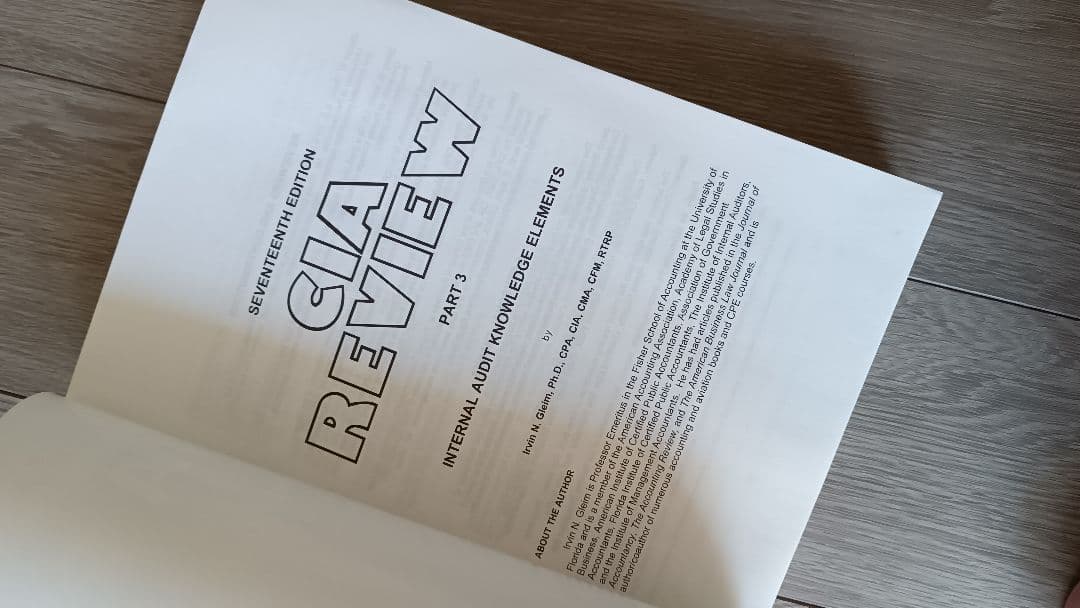 Gleim ＣＩＡ（公認内部監査人）試験学習書part3