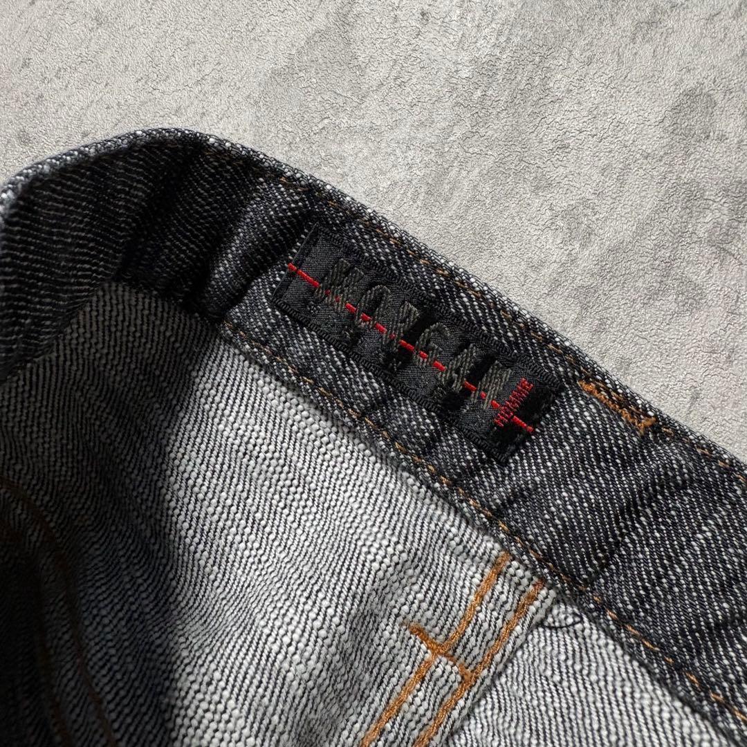 パンツ 00s flare black denim y2k japanese label