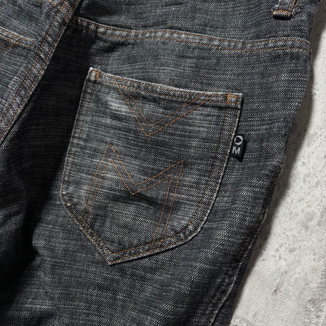 パンツ 00s flare black denim y2k japanese label