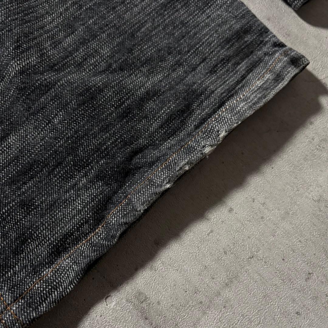 パンツ 00s flare black denim y2k japanese label