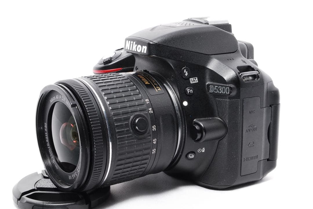 高性能AF-Pレンズ◆Nikon D5300◆一眼レフカメラ◆WiFiで楽々転送