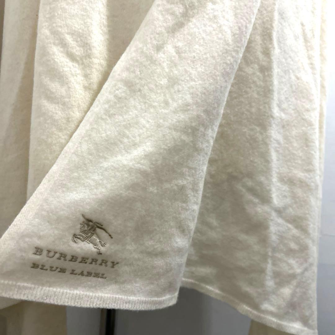 BURBERRY BLUE LABELファー付きケープショールストール