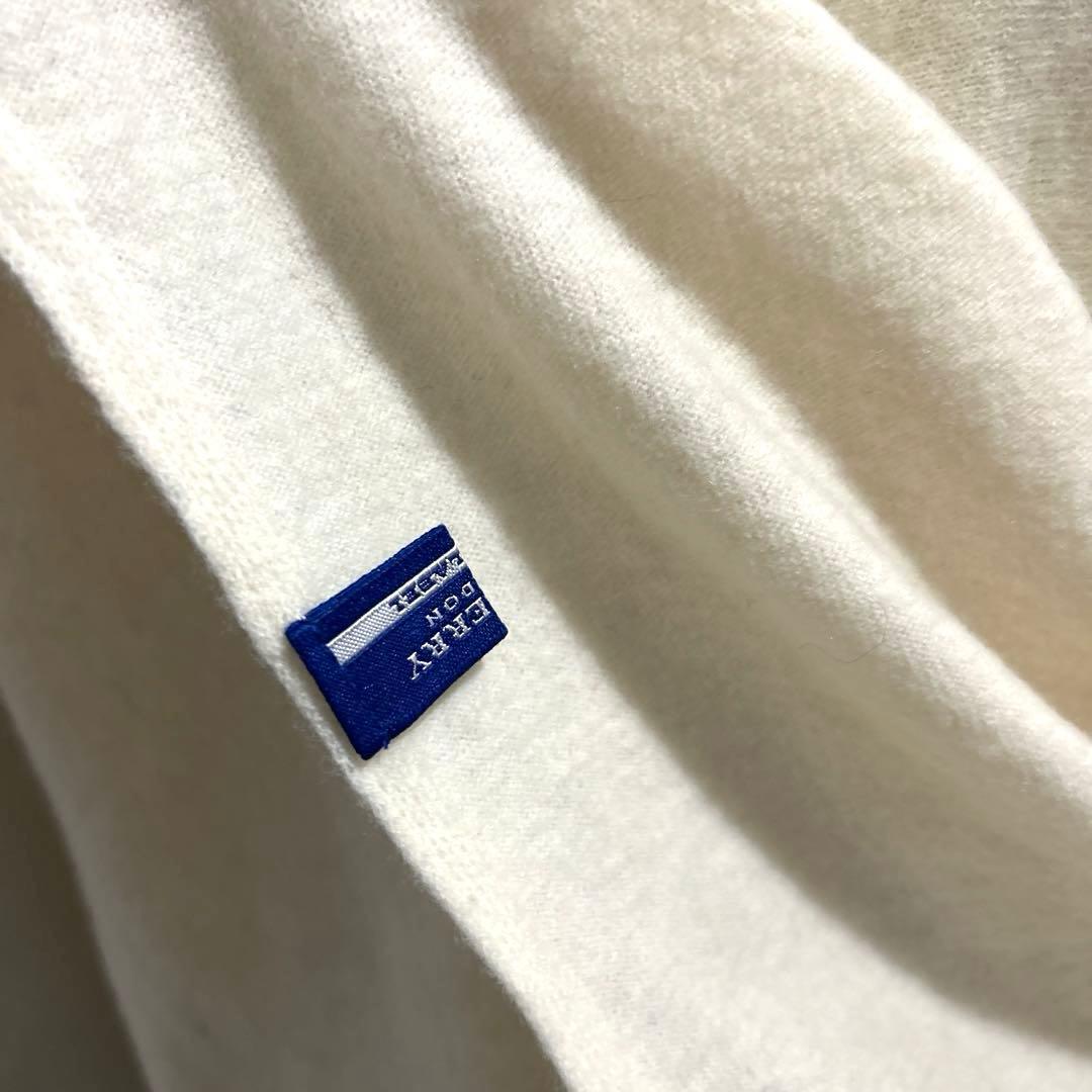 BURBERRY BLUE LABELファー付きケープショールストール