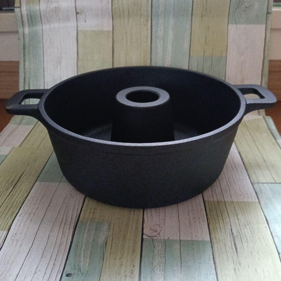 【新品、未使用】盛榮堂　南部鉄器　タミさんのパン焼器　19cm