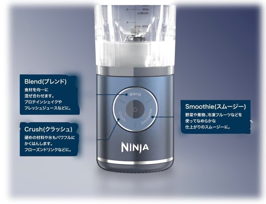 【新品未開封】NINJABlastMaxコードレスミキサー BC251JGY30