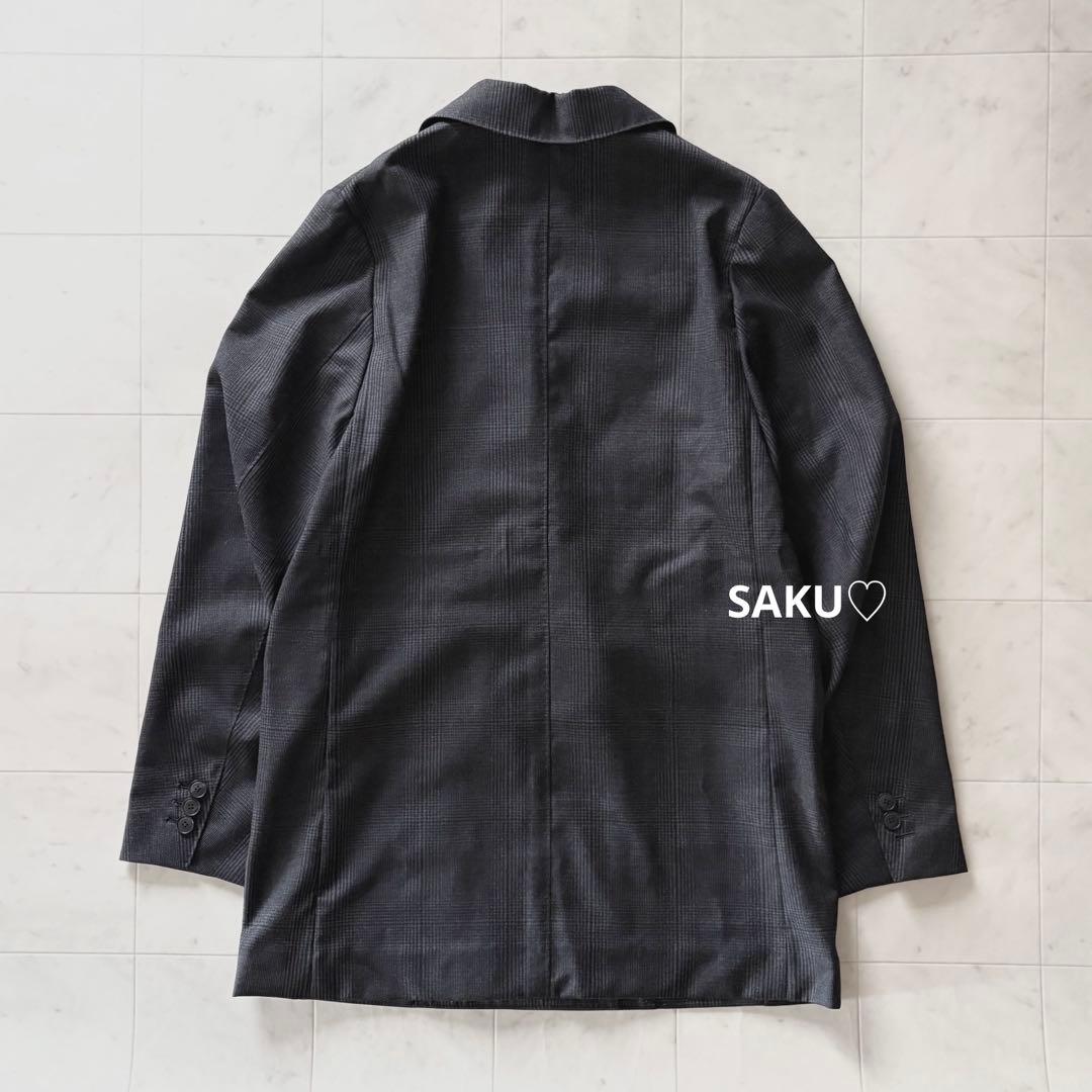 定価7万 COUTURE D'ADAM グレンチェックダブルジャケット 36
