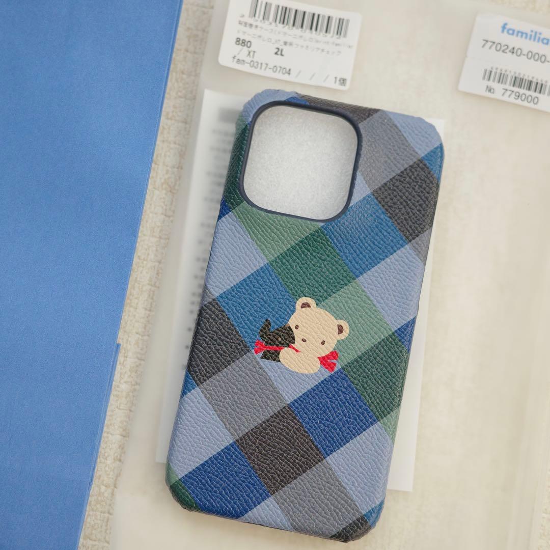 familiar チェック柄 iPhoneケース iphone14pro