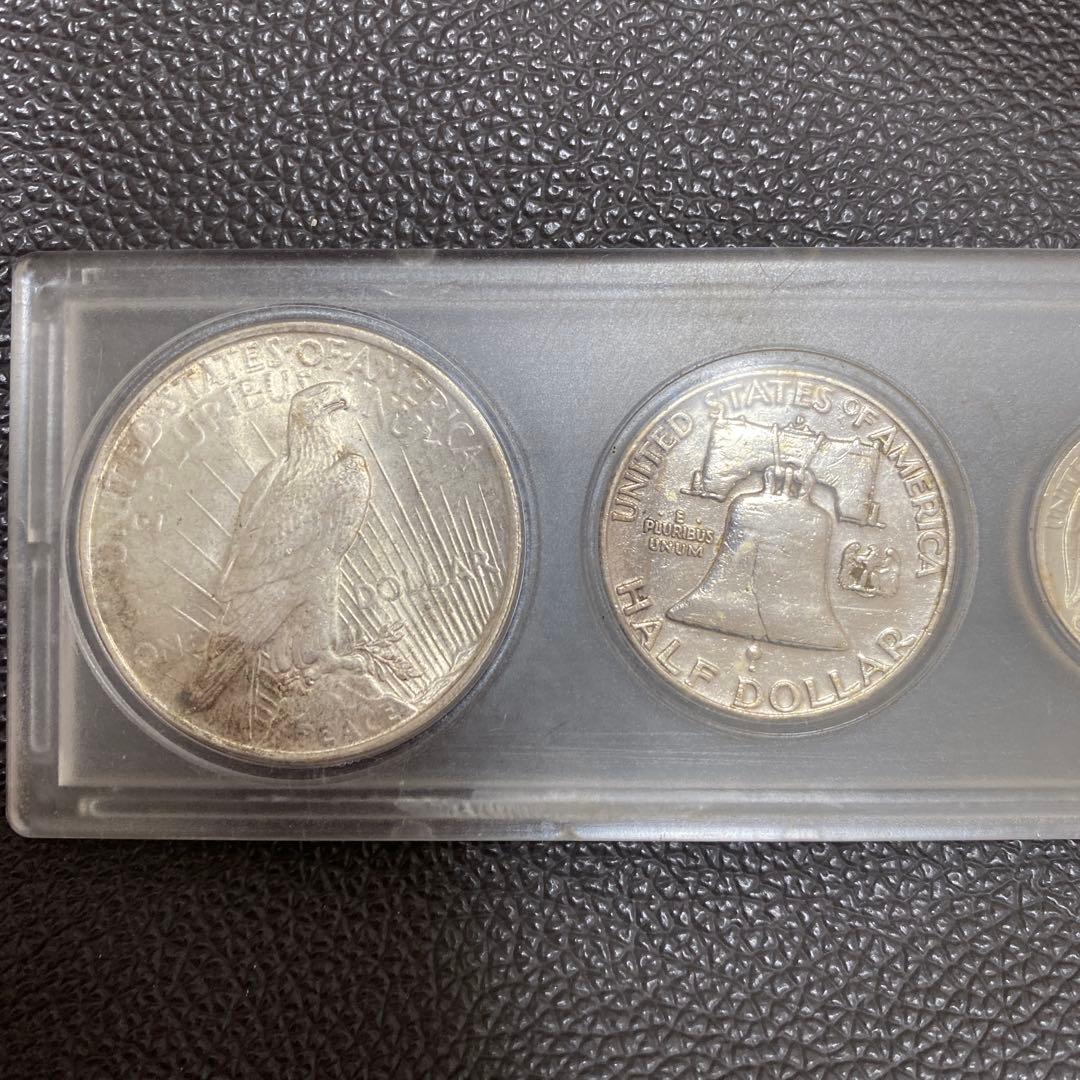 ピースダラー ケネディ クォーター 銀貨 1922年 セット