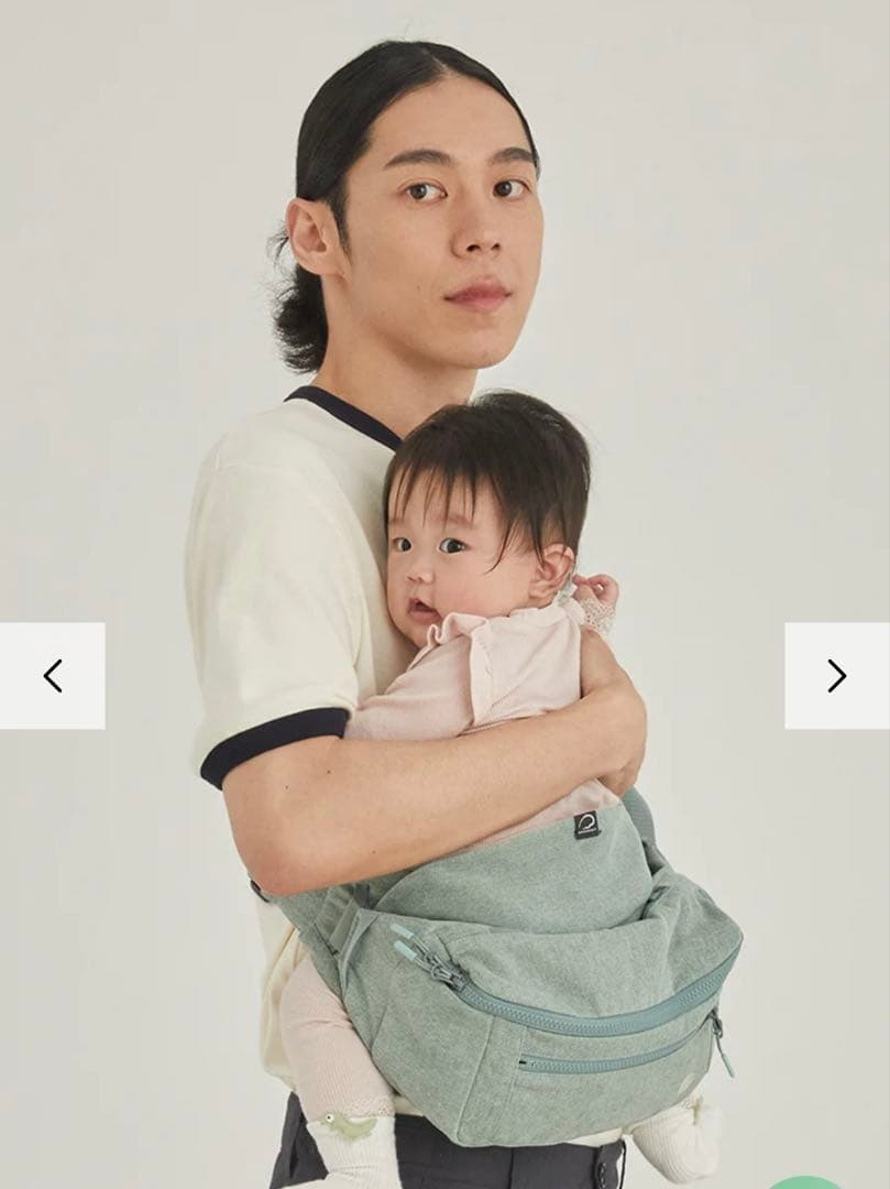 【美品】KET ベビーキャリア 365Plus ミント