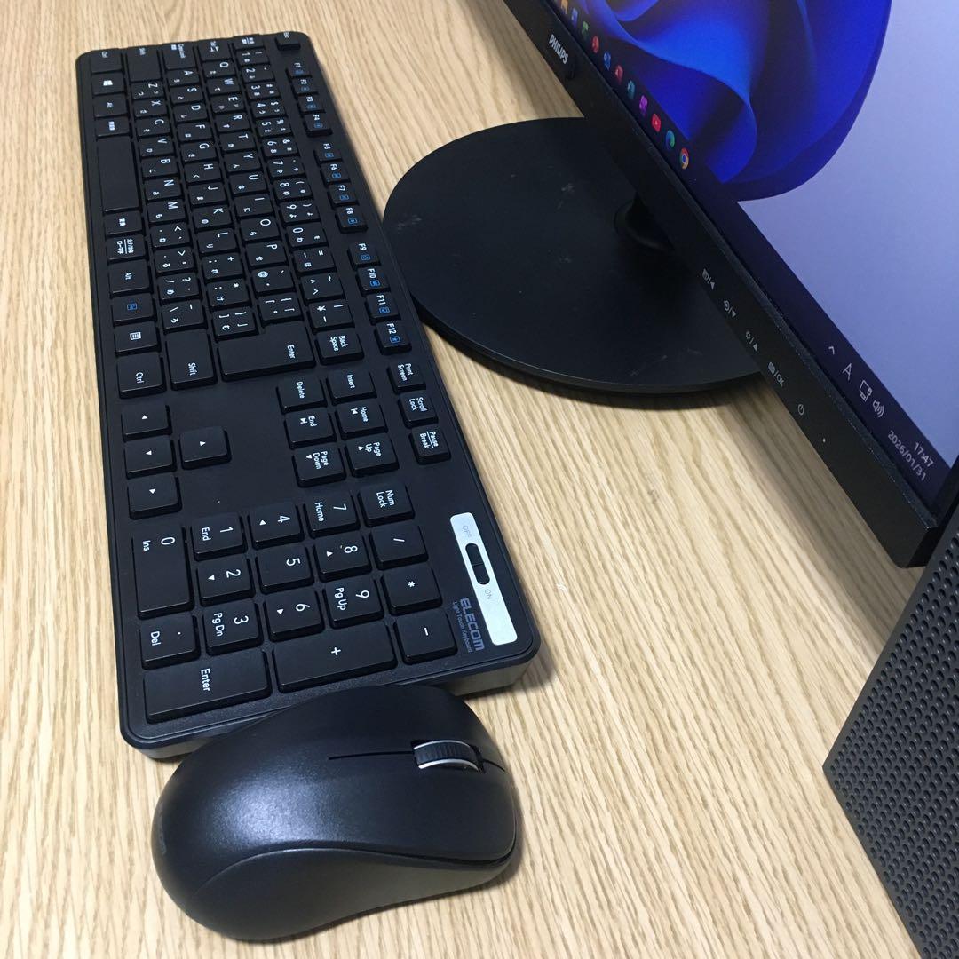 Lenovo Win11 デスクトップPC 23.8インチIPSモニター セット