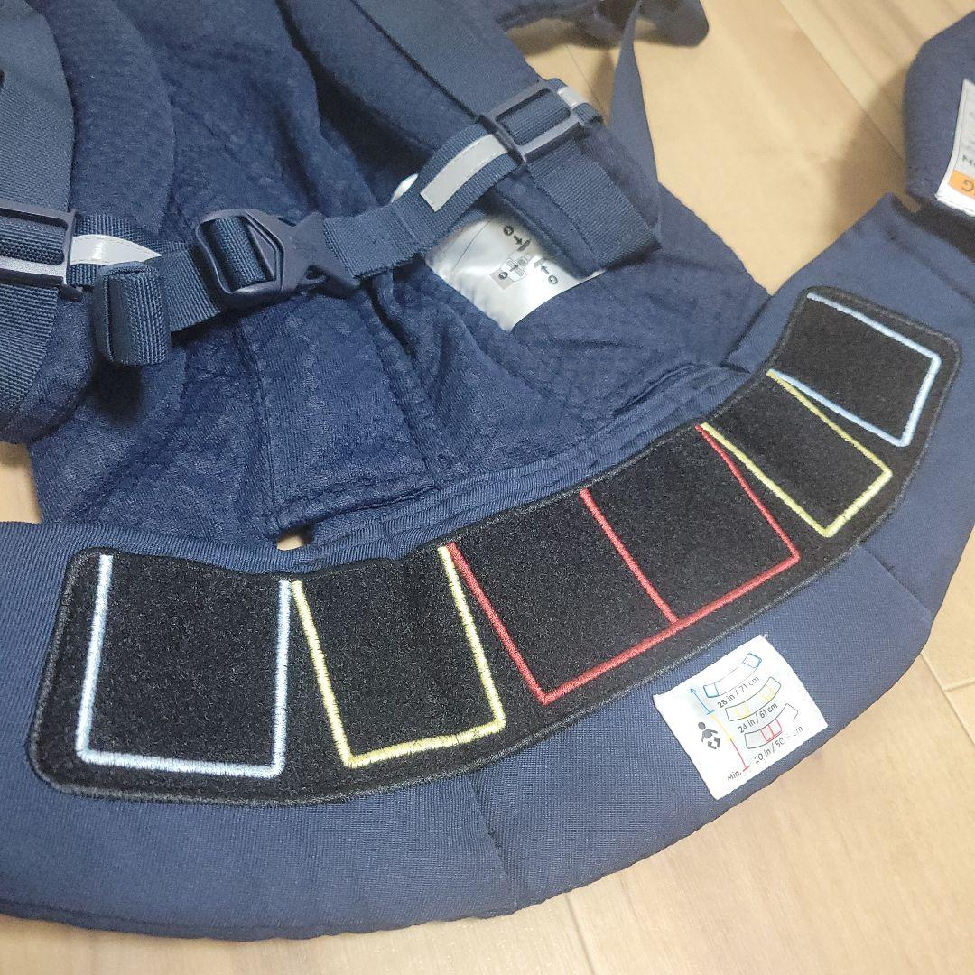【未使用級】エルゴベビー 抱っこ紐 オムニブリーズ メッシュ ミッドナイトブルー