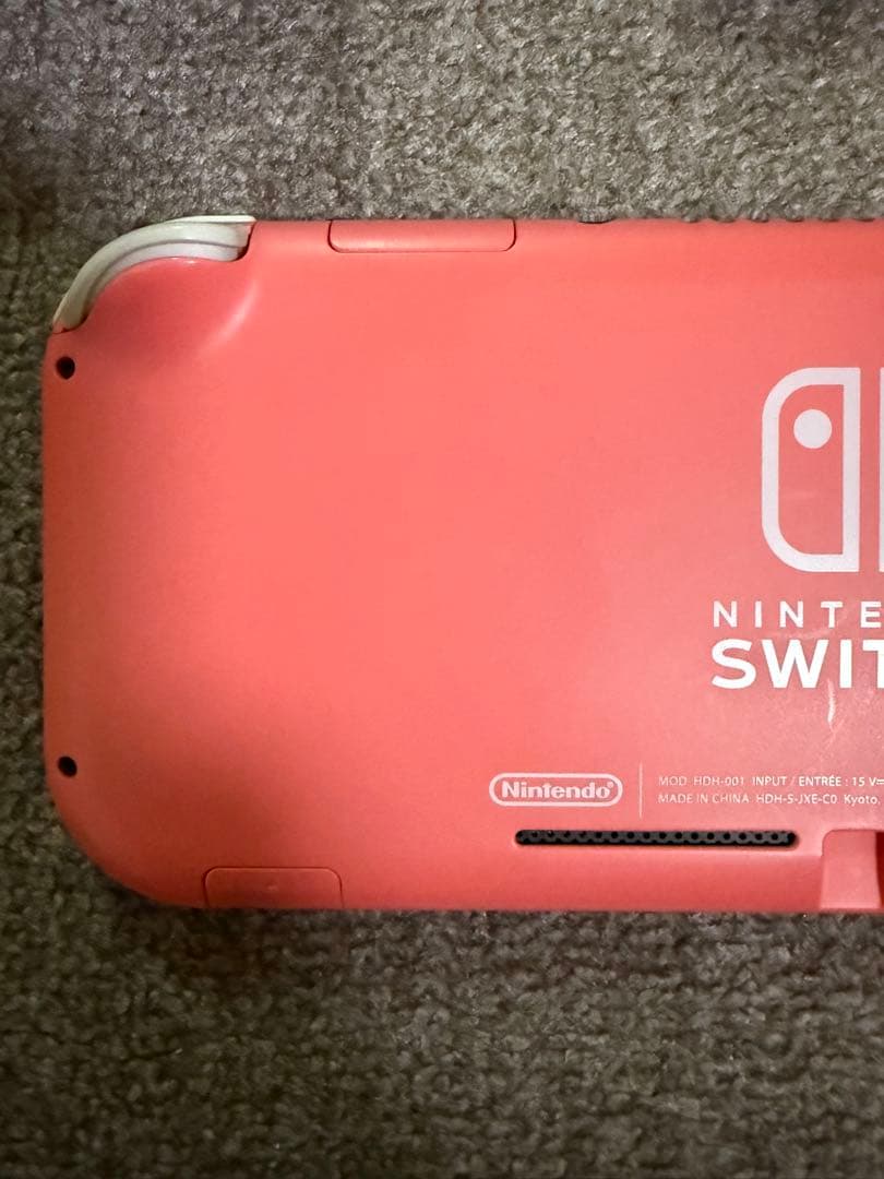 Nintendo Switch Lite コーラル 本体、キャリングケース付き