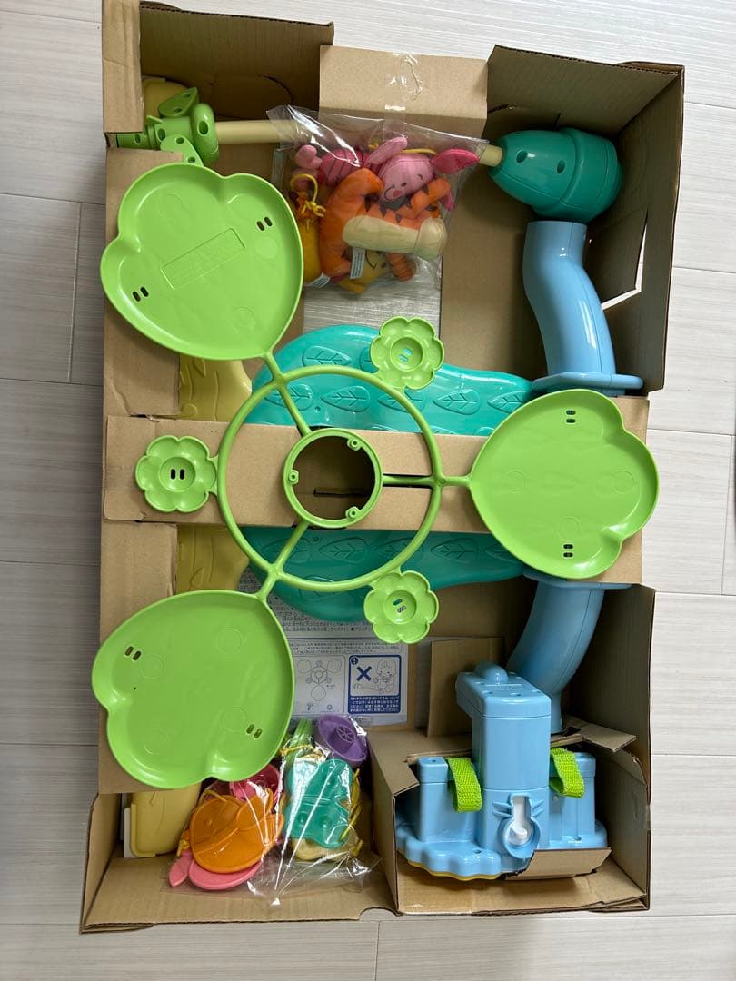【美品】くまのプーさん えらべる回転 6WAY ジムにへんしんメリー　プーメリー