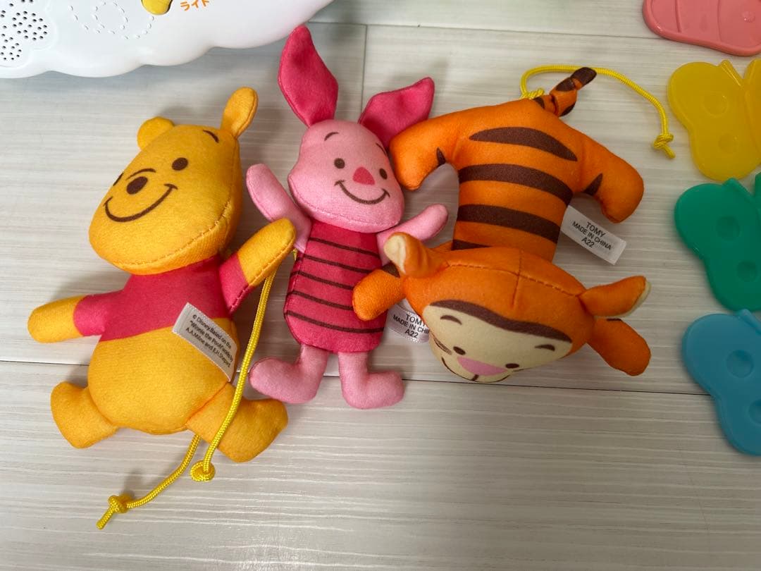 【美品】くまのプーさん えらべる回転 6WAY ジムにへんしんメリー　プーメリー