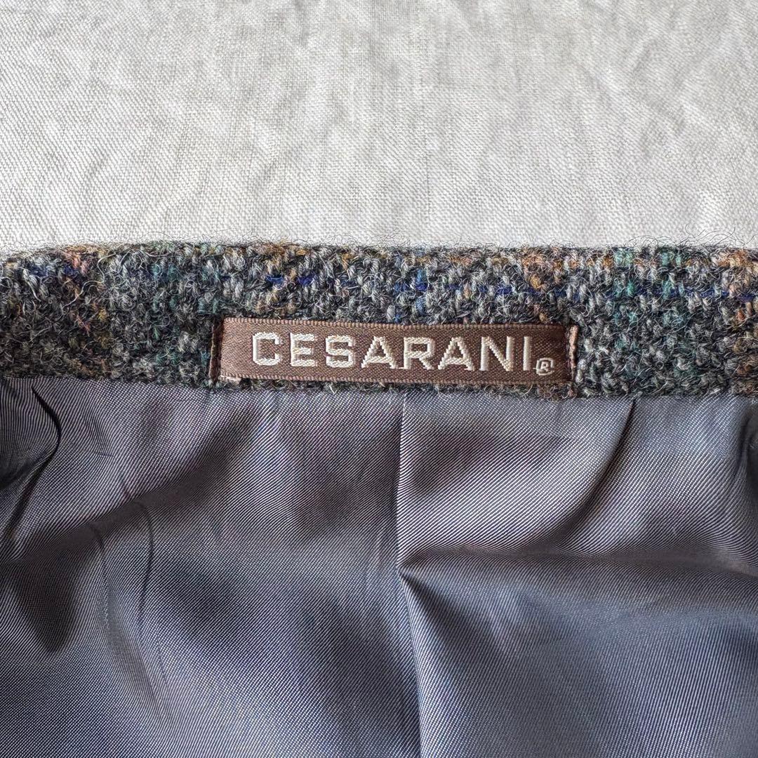 CESARANI セザラニ テーラードジャケット ツィード チェック
