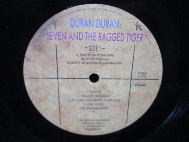 洋楽 Seven And The Ragged Tiger Duran Duran