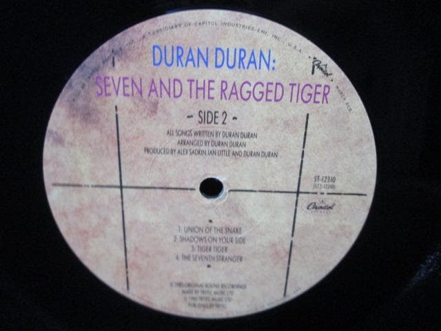 洋楽 Seven And The Ragged Tiger Duran Duran