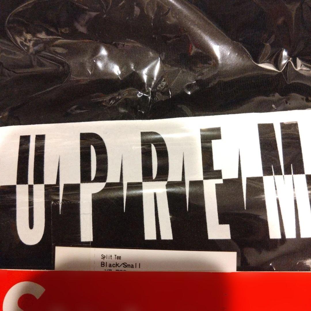 Supreme sprit tee スプリット Tシャツ ブラック S