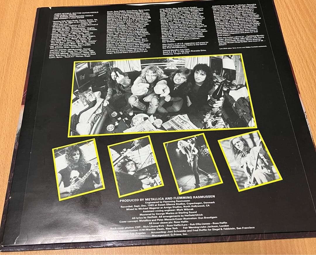 llica Master of Puppets UK盤