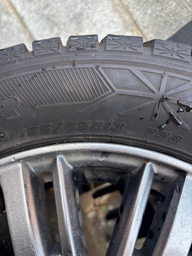 軽自動車　タイヤホイールセット　スタッドレス
