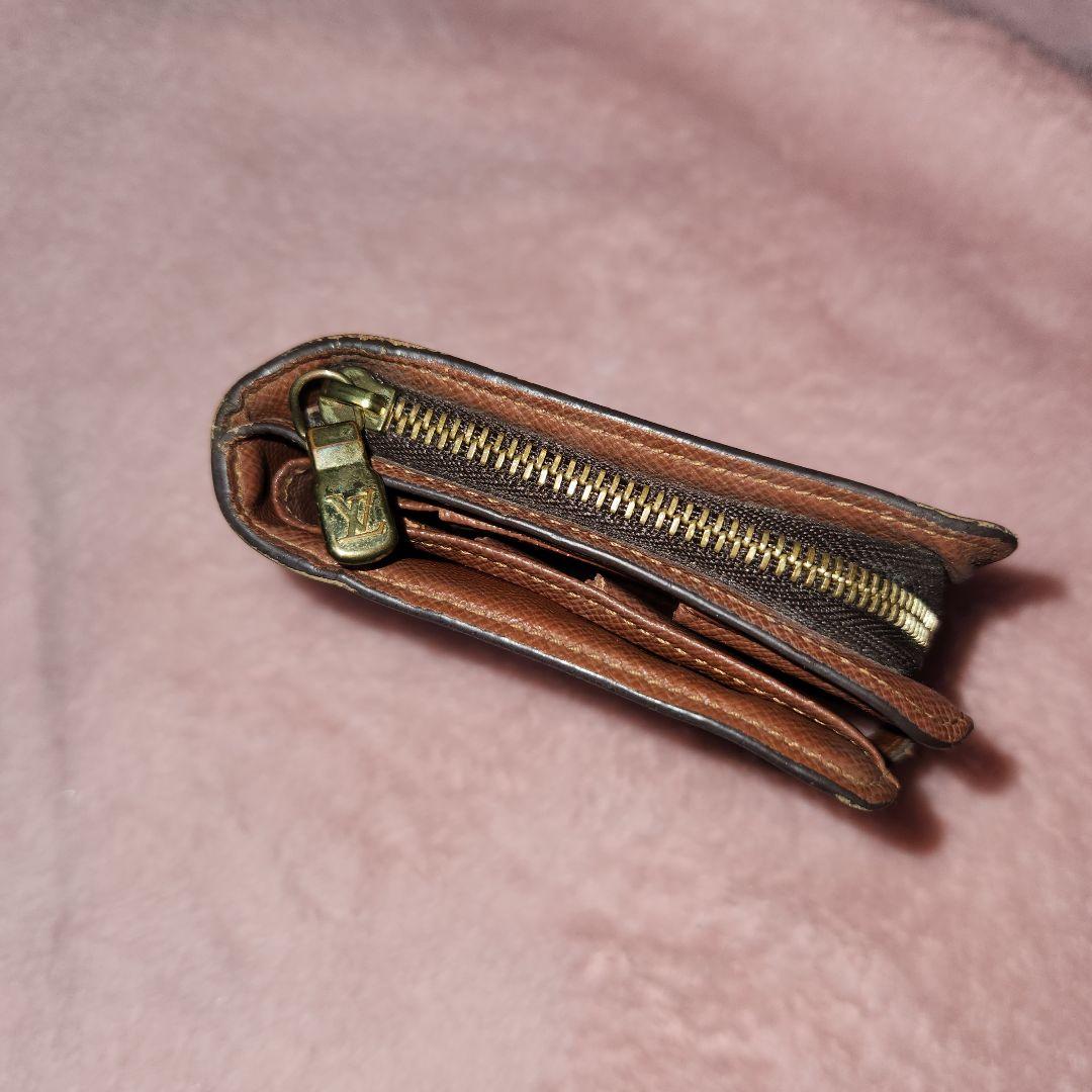 【正規品】VUITTON モノグラム コンパクトジップ 二つ折り 財布