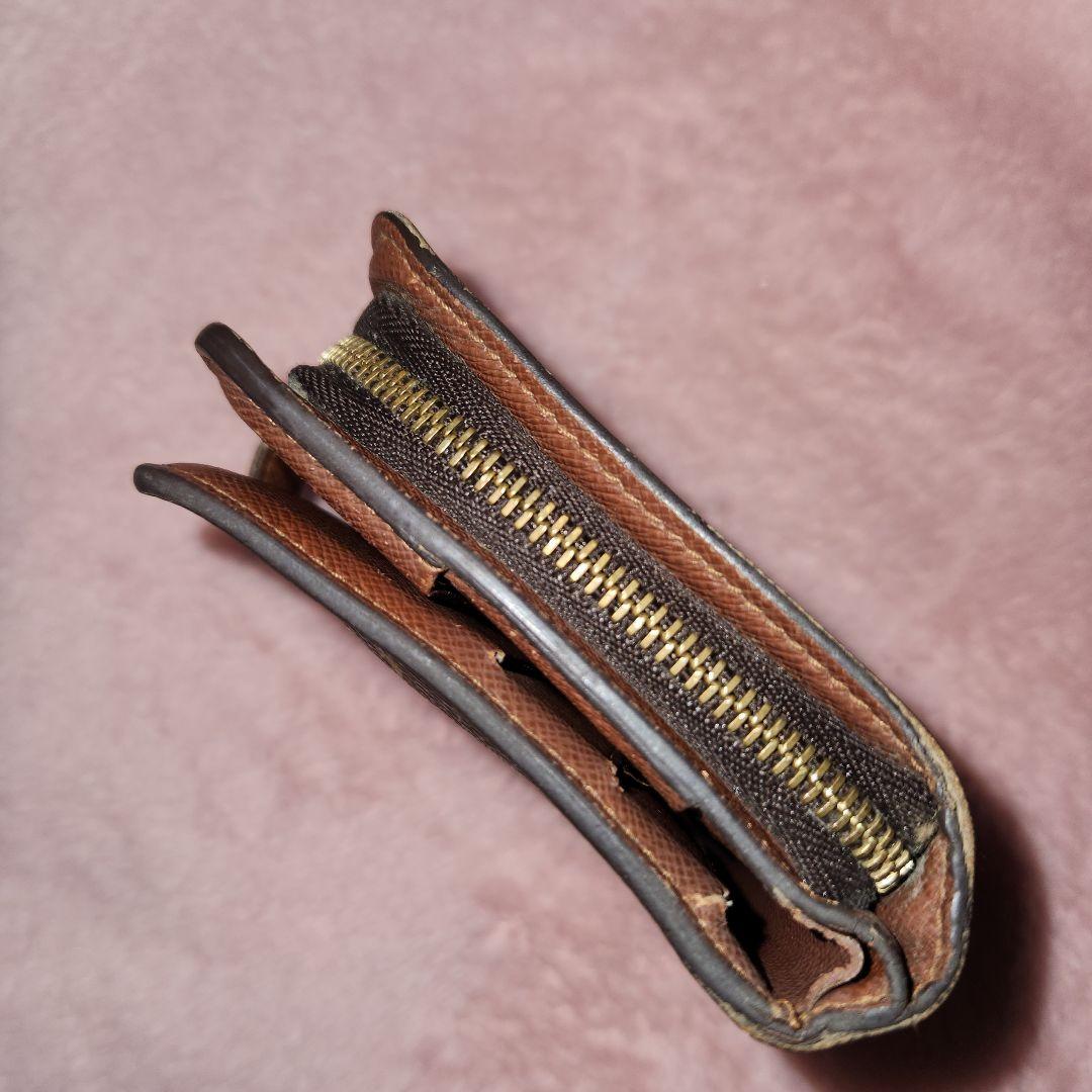 【正規品】VUITTON モノグラム コンパクトジップ 二つ折り 財布