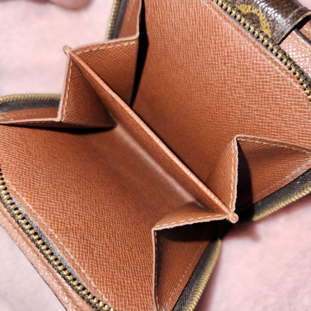 【正規品】VUITTON モノグラム コンパクトジップ 二つ折り 財布