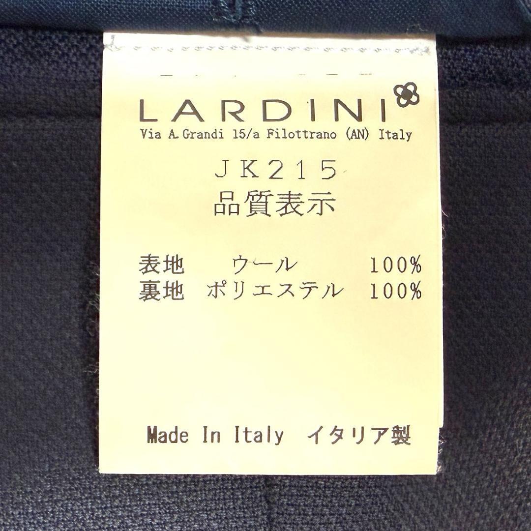 J6135 美品 ラルディーニ ホップサックテーラードジャケット ネイビー 48