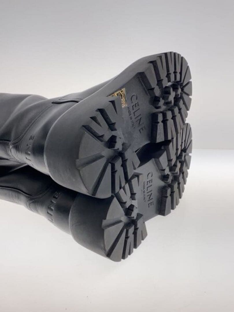 極美品 セリーヌ ローグブーツ 黒36.5