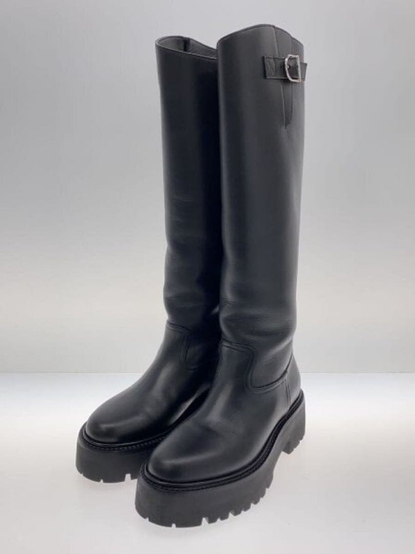 極美品 セリーヌ ローグブーツ 黒36.5