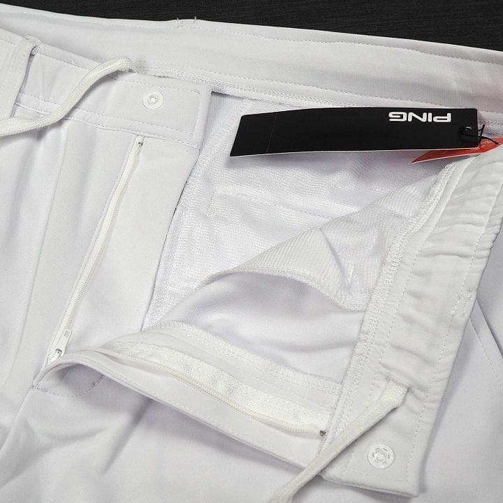 新品 ピン ゴルフ コンパクト ニット ストレッチ パンツ テーパード M