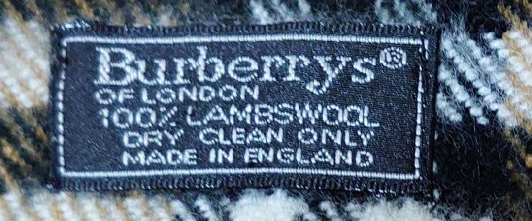 【新品未使用】Burberry ノバチェック柄マフラー　ラムウール100%
